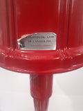 Vintage Continental Gum of Canada Inc. Gumball Candy Dispenser Machine Metal with Glass Globe On Metal Footed Stand 38" Tall