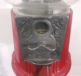 Vintage Continental Gum of Canada Inc. Gumball Candy Dispenser Machine Metal with Glass Globe On Metal Footed Stand 38" Tall