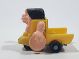 Kinder Surprise 01 n. 65 Yellow Man in Truck Plastic Miniature Toy Car Vehicle