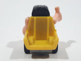 Kinder Surprise 01 n. 65 Yellow Man in Truck Plastic Miniature Toy Car Vehicle