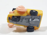 Kinder Surprise 01 n. 65 Yellow Man in Truck Plastic Miniature Toy Car Vehicle