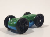 Kinder Surprise SE229 Sprinty Cars Blue Green Double Sided Plastic Miniature Toy Flip Car Vehicle