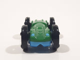 Kinder Surprise SE229 Sprinty Cars Blue Green Double Sided Plastic Miniature Toy Flip Car Vehicle