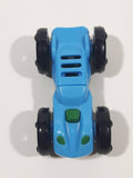 Kinder Surprise SE229 Sprinty Cars Blue Green Double Sided Plastic Miniature Toy Flip Car Vehicle