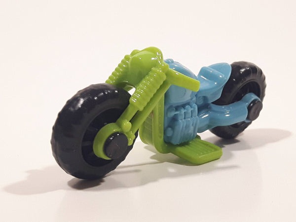 Kinder Surprise SE051 Blue and Green Plastic Miniature Toy Motor Cycle Vehicle
