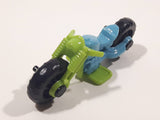 Kinder Surprise SE051 Blue and Green Plastic Miniature Toy Motor Cycle Vehicle