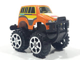 Unknown Brand Orange Pull Back Plastic Toy Car Vehicle
