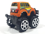 Unknown Brand Orange Pull Back Plastic Toy Car Vehicle