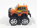 Unknown Brand Orange Pull Back Plastic Toy Car Vehicle