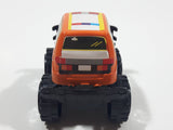 Unknown Brand Orange Pull Back Plastic Toy Car Vehicle