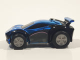 2017 Psyonix Zag Toys Chrome Blue Pull Back Plastic Die Cast Toy Car Vehicle