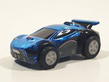 2017 Psyonix Zag Toys Chrome Blue Pull Back Plastic Die Cast Toy Car Vehicle