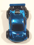 2017 Psyonix Zag Toys Chrome Blue Pull Back Plastic Die Cast Toy Car Vehicle