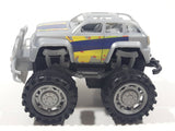 STCT 061 1706 Monster Struck Grey Push and Go Plastic Die Cast Toy Car Vehicle