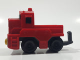 2004 Mattel GeoTrax Push Along Train Locomotive Red Plastic Toy