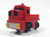 2004 Mattel GeoTrax Push Along Train Locomotive Red Plastic Toy