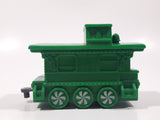 2017 McDonald's Happy Meal Christmas Train #12 Caboose Green Plastic Toy Train Car