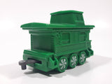 2017 McDonald's Happy Meal Christmas Train #12 Caboose Green Plastic Toy Train Car
