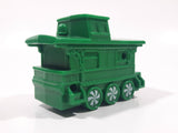 2017 McDonald's Happy Meal Christmas Train #12 Caboose Green Plastic Toy Train Car