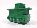 2017 McDonald's Happy Meal Christmas Train #12 Caboose Green Plastic Toy Train Car