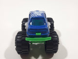 Greenbrier 4x4 Express Wheels Monster Truck GPixel Blue and Green Plastic Die Cast Toy Car Vehicle