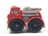 2012 Mattel Fisher Price RS Radiator Springs Ladder Fire Truck Red Plastic Die Cast Toy Car Vehicle