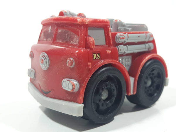 2012 Mattel Fisher Price RS Radiator Springs Ladder Fire Truck Red Plastic Die Cast Toy Car Vehicle