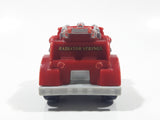 2012 Mattel Fisher Price RS Radiator Springs Ladder Fire Truck Red Plastic Die Cast Toy Car Vehicle