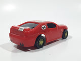 2007 Imperial Toy 00 Red Plastic Die Cast Toy Race Car Vehicle