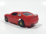 2007 Imperial Toy 00 Red Plastic Die Cast Toy Race Car Vehicle