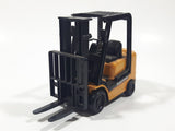 Unknown Brand Superwork TSTceh Fork Lift Yellow and Black Plastic Die Cast Toy Construction Equipment Vehicle