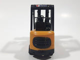 Unknown Brand Superwork TSTceh Fork Lift Yellow and Black Plastic Die Cast Toy Construction Equipment Vehicle