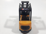 Unknown Brand Superwork TSTceh Fork Lift Yellow and Black Plastic Die Cast Toy Construction Equipment Vehicle