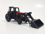 Vintage Case International Tractor Red and Black Die Cast Toy Car Vehicle Broken Hydraulics