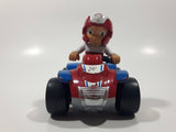 Spin Master Paw Patrol Ryder Character Quad ATV Red, Blue, and White Plastic Die Cast Toy Car Vehicle 3 5/8" Long