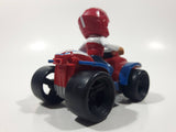 Spin Master Paw Patrol Ryder Character Quad ATV Red, Blue, and White Plastic Die Cast Toy Car Vehicle 3 5/8" Long
