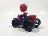 Spin Master Paw Patrol Ryder Character Quad ATV Red, Blue, and White Plastic Die Cast Toy Car Vehicle 3 5/8" Long