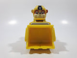 Spin Master Paw Patrol Rubble Character Bulldozer Yellow and Orange Plastic Die Cast Toy Car Vehicle 3 5/8" Long