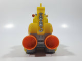 Spin Master Paw Patrol Rubble Character Bulldozer Yellow and Orange Plastic Die Cast Toy Car Vehicle 3 5/8" Long