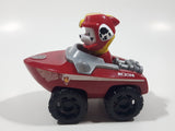 Spin Master Paw Patrol Marshall Character Boat Red Plastic Die Cast Toy Car Vehicle 3 3/4" Long
