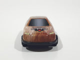 Unknown Brand Grizzly Bear Themed Brown Fur Texture Thin Metal Die Cast Toy Car Vehicle