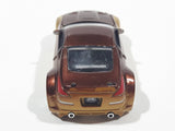 ERTL Joy Ride Universal Studios Fast and Furious Tokyo Drift 2006 Nissan 350Z Gold and Brown Die Cast Toy Car Vehicle Missing Tires 3 1/4" Long