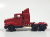 Unknown Brand 10/06 Semi Tractor Truck Red Die Cast Toy Car Vehicle