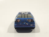 Disney Pixar #42 Lightning McQueen Dinoco Blue and Light Blue Plastic Body Die Cast Toy Car Vehicle