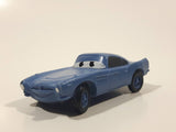 Disney Pixar Blue PVC Hard Rubber Toy Sports Car Vehicle