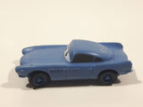 Disney Pixar Blue PVC Hard Rubber Toy Sports Car Vehicle