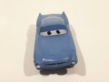 Disney Pixar Blue PVC Hard Rubber Toy Sports Car Vehicle