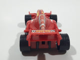Unknown Brand No. 288A Formula 1 Grand Prix #55 Red Plastic Die Cast Toy Sports Car Vehicle