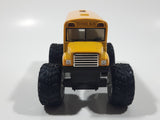 Kinsfun KS 5108 Whistler, Canada Monster Truck School Bus Yellow Pull Back Die Cast Toy Car Vehicle
