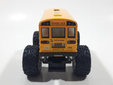 Kinsfun KS 5108 Whistler, Canada Monster Truck School Bus Yellow Pull Back Die Cast Toy Car Vehicle